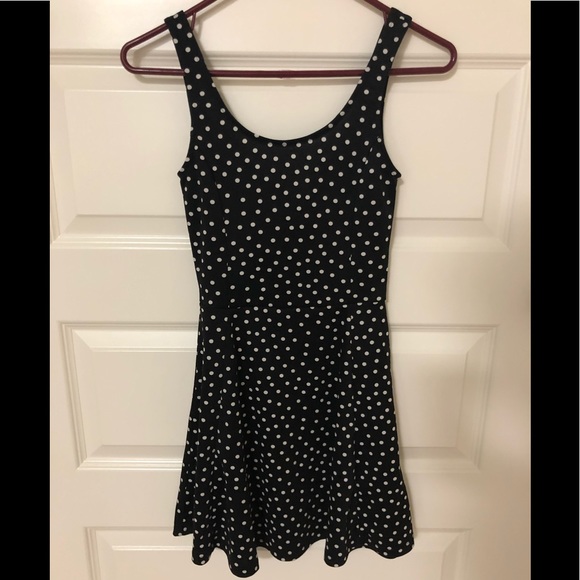H&M Dresses & Skirts - H&M Polka Dot Fit & Flare Skater Mini Dress